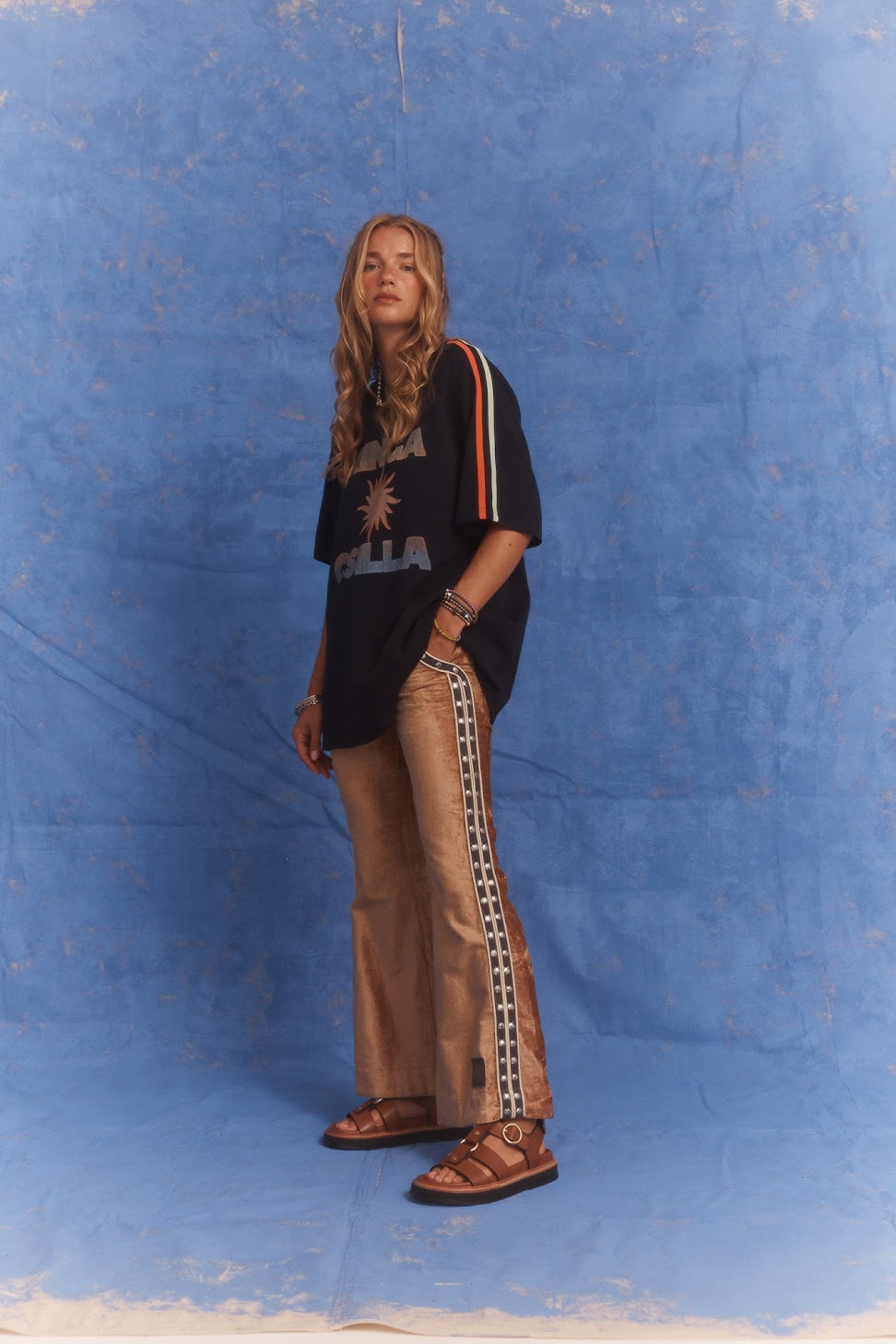 Kinga Csilla | Twilight Velvet Flare Pant