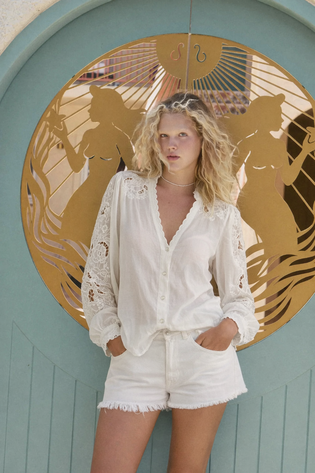 Auguste The Label | Talia Blouse - White