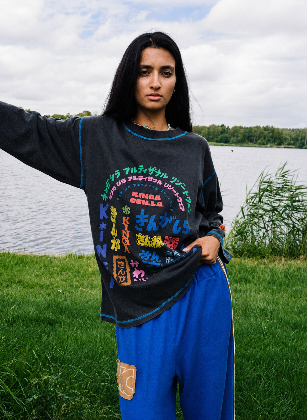 Kinga Csilla | Lantern Tommy Tee - Charcoal