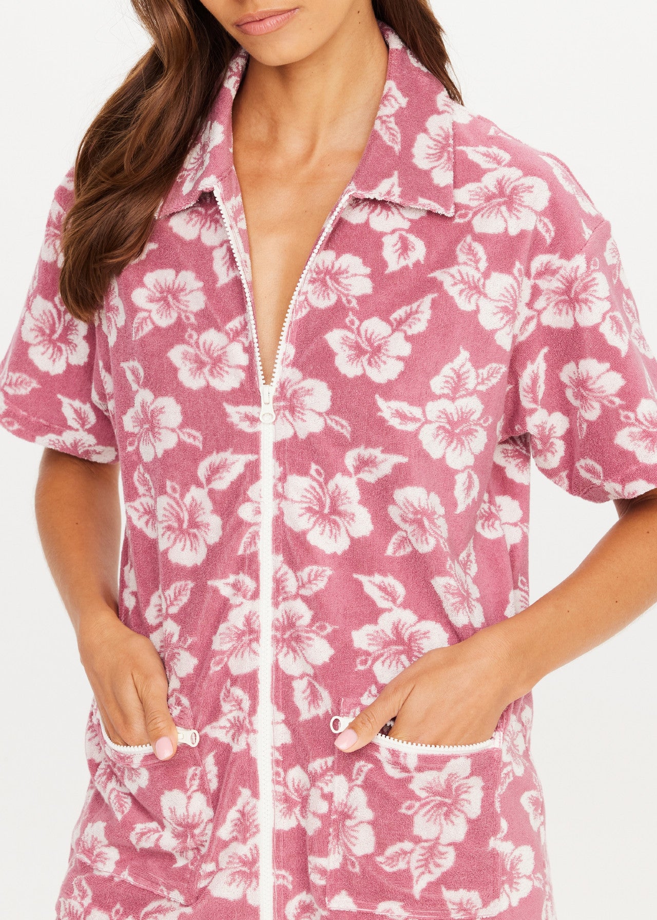 The Upside | Lahaina Cabana Zip Shirt