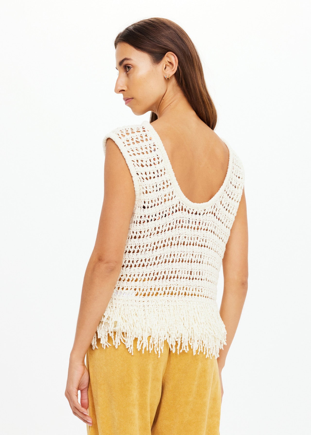 The Upside | Kamali Knit Fringe Top