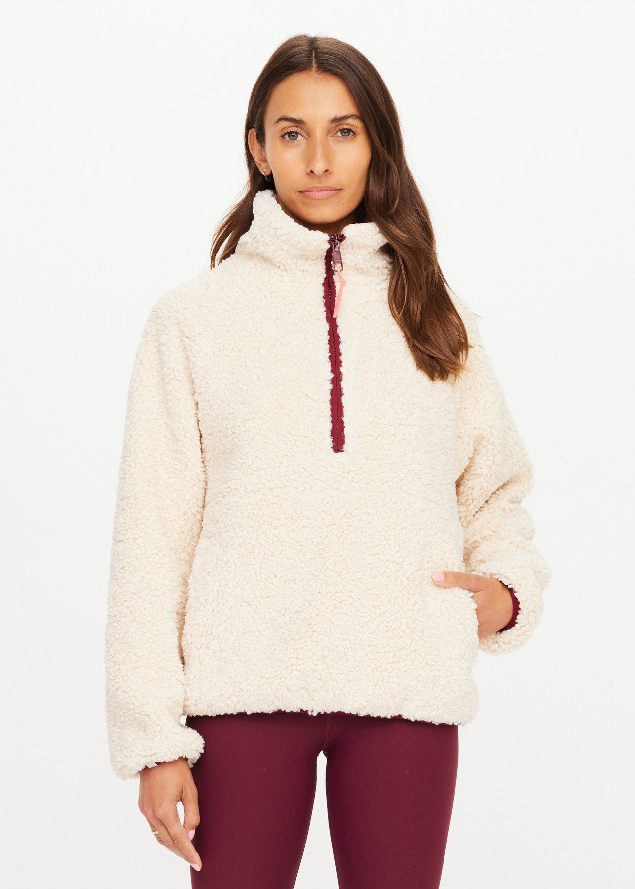 The Upside | Harlow Fleece Pullover – Macadamia