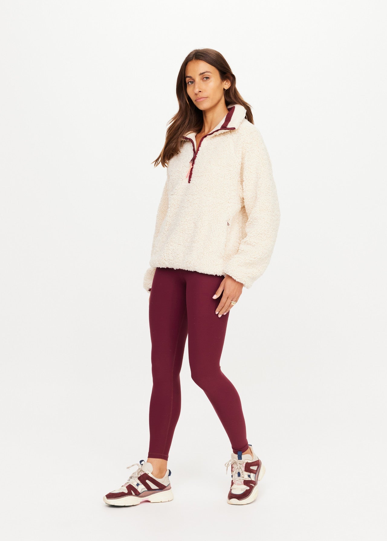 The Upside | Harlow Fleece Pullover – Macadamia