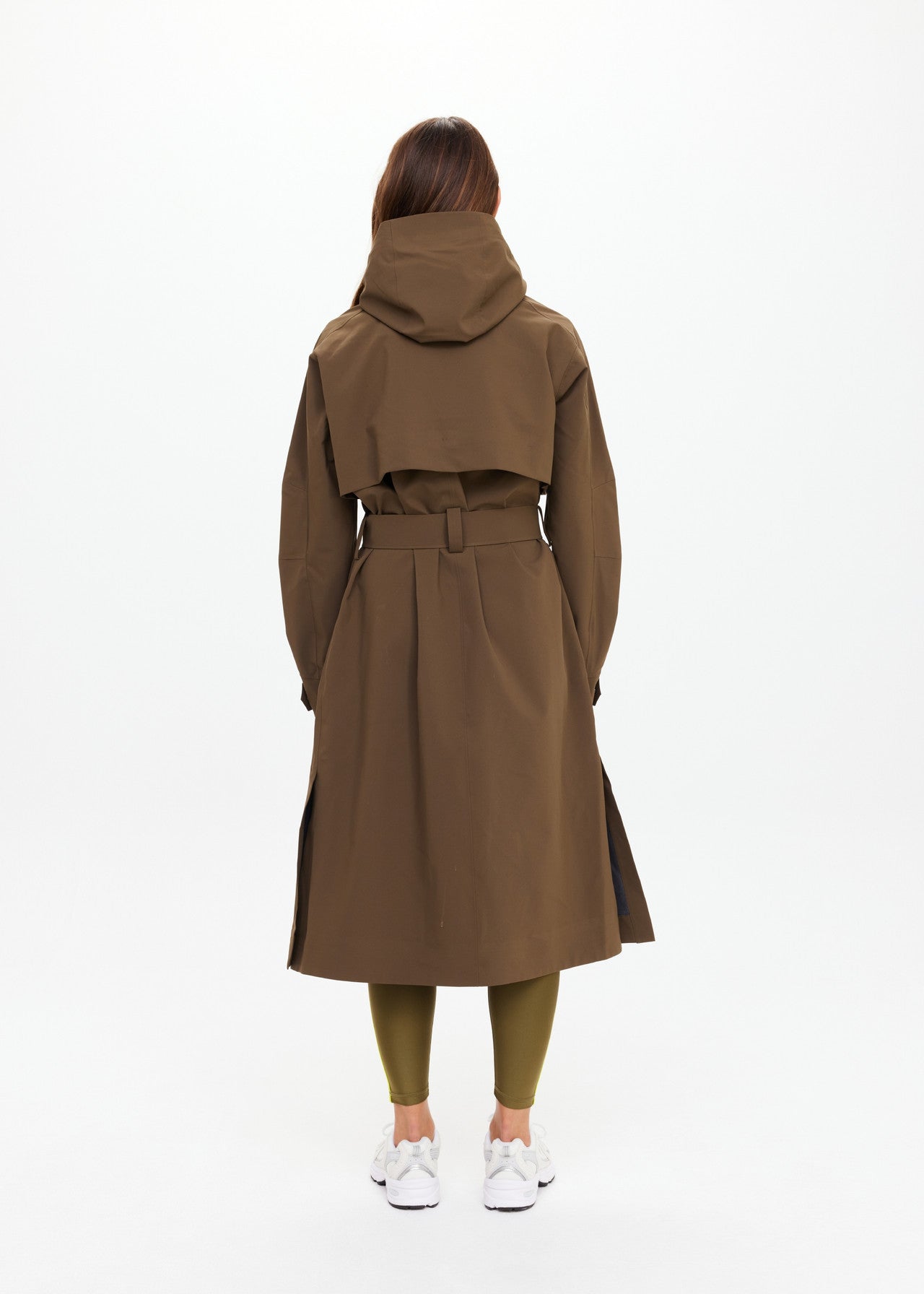 The Upside | James Hooded Trench Coat – Olive