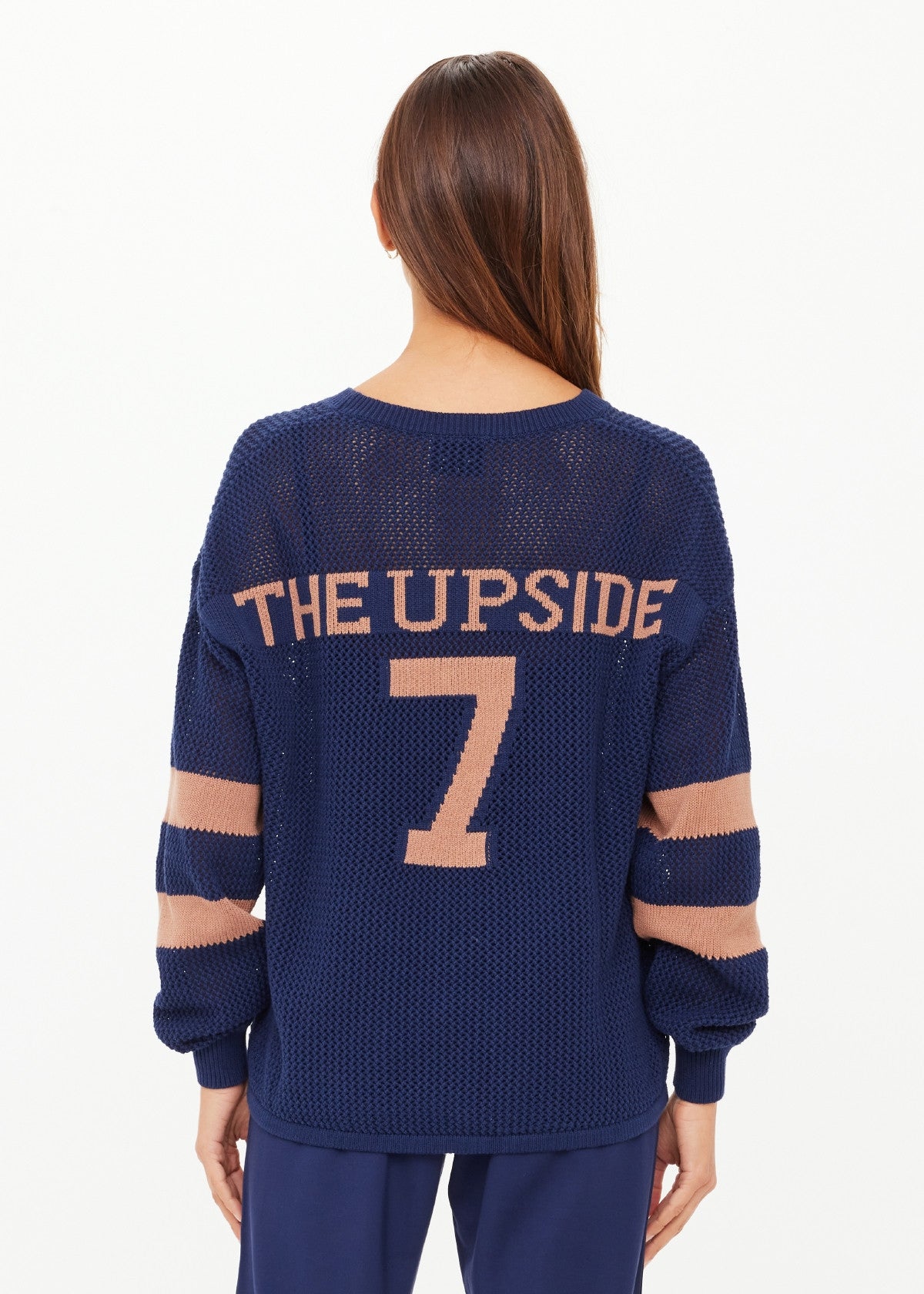 The Upside | Fenway Sebastian Knit Crew - Navy