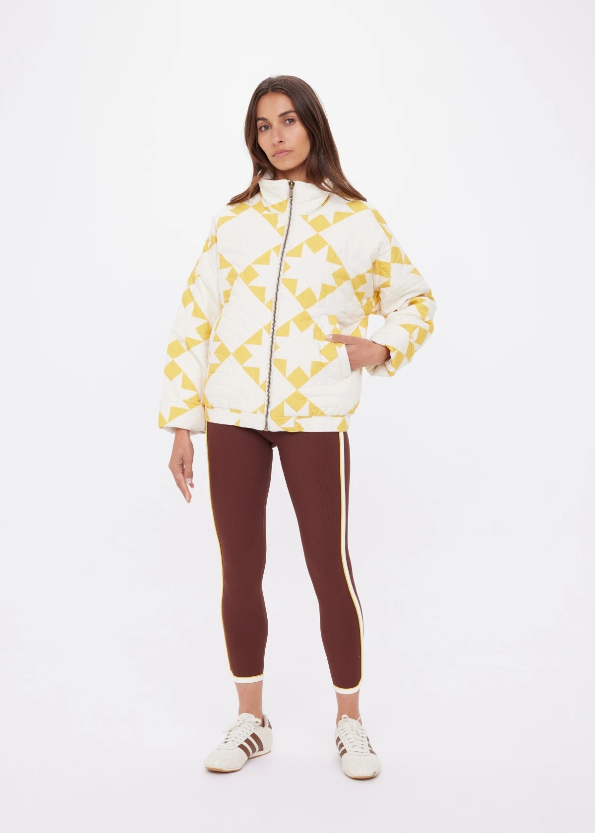 The Upside | Etoile Carmen Quilted Jacket - Golden Sand