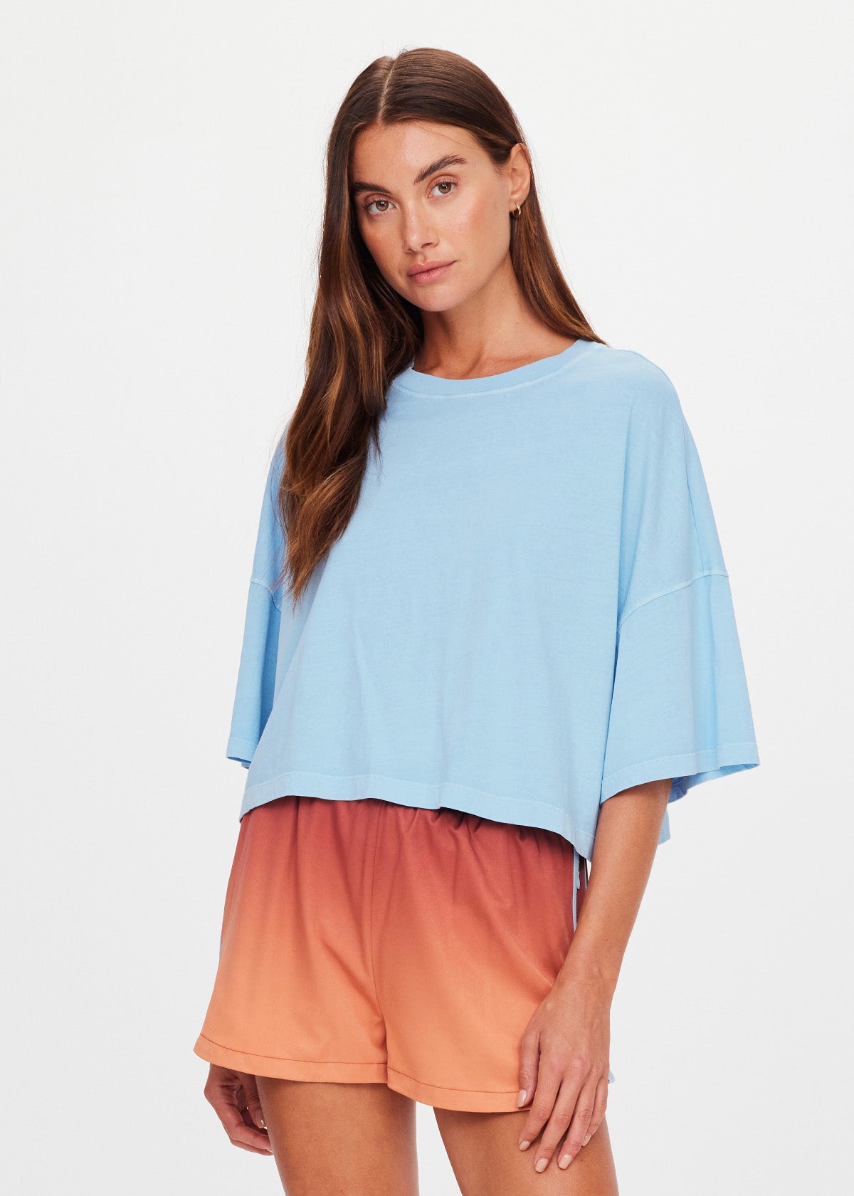 The Upside | Jules Cropped Tee - Jewel