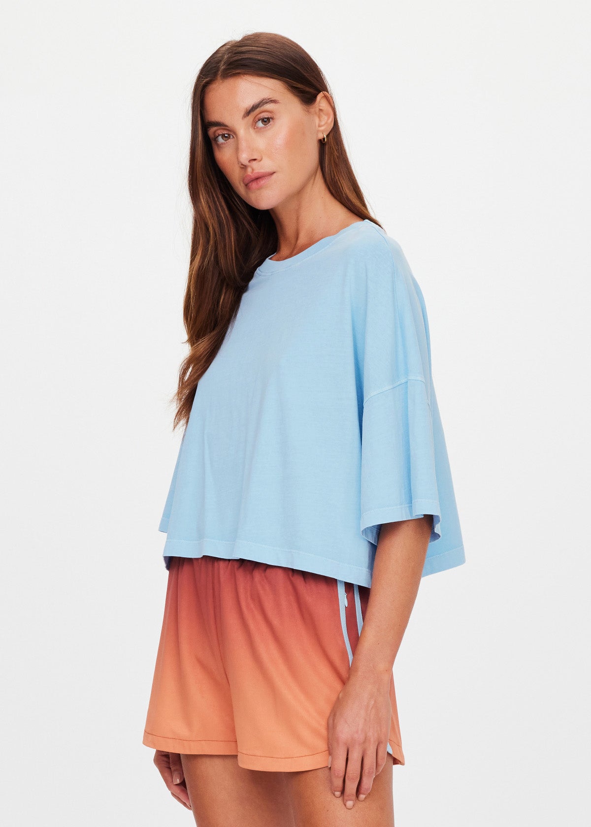 The Upside | Jules Cropped Tee - Jewel