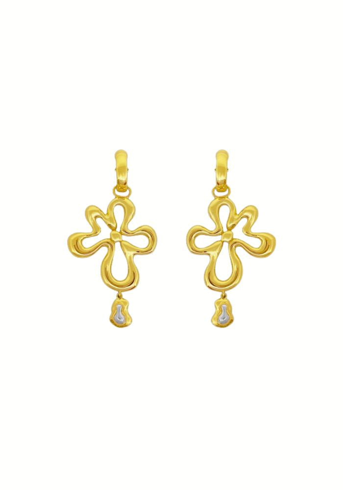 Mountain & Moon | Dahlia Earrings - Gold