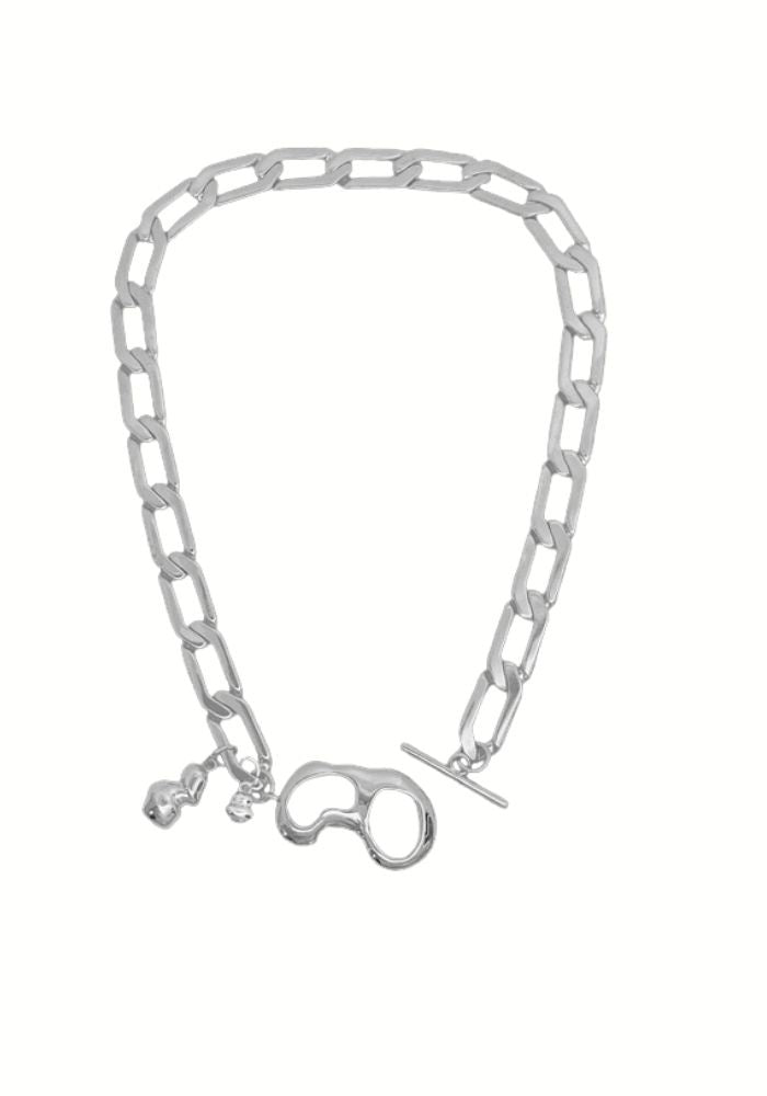 Mountain & Moon | EVERLEIGH Necklace - Silver