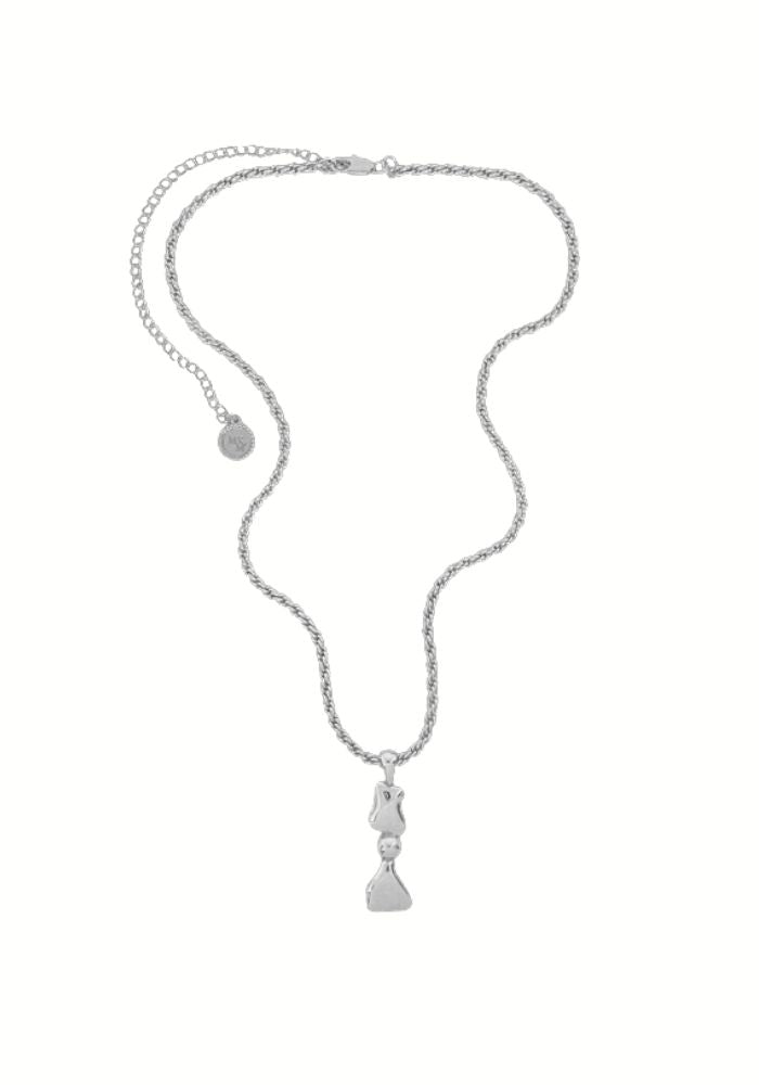 Mountain & Moon |  Neklace - Silver