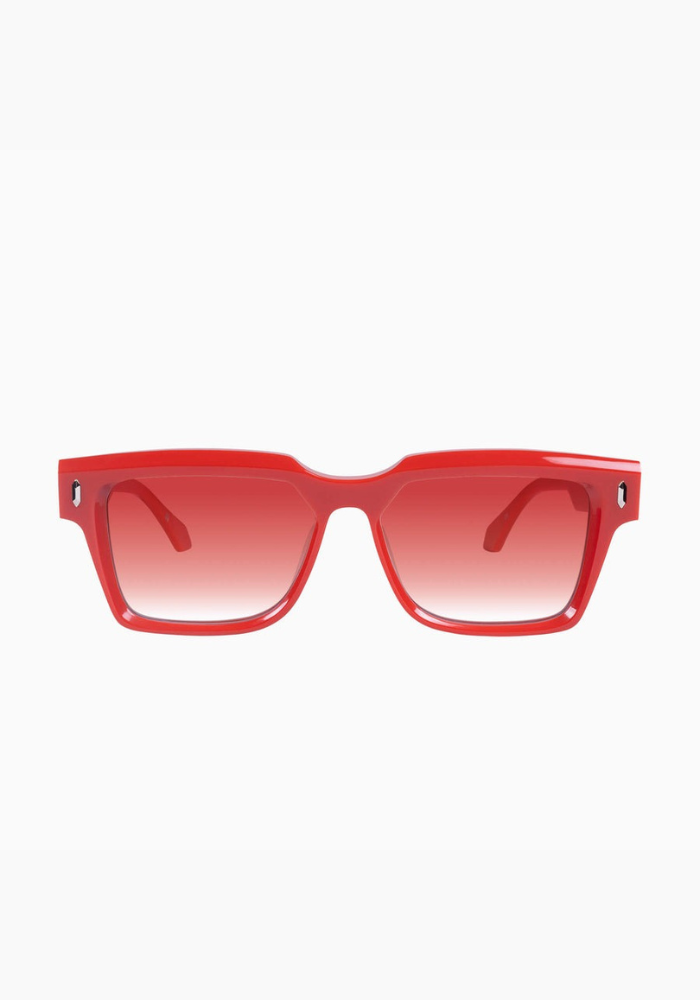 Valley | Roosevelt - Red w. Gold Metal / Red Gradient Lens