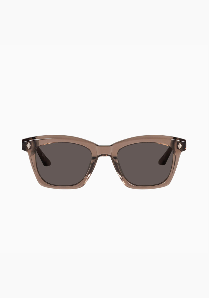 Valley | Hutch - Transparent Mocha w. Gold Metal / Brown Lens