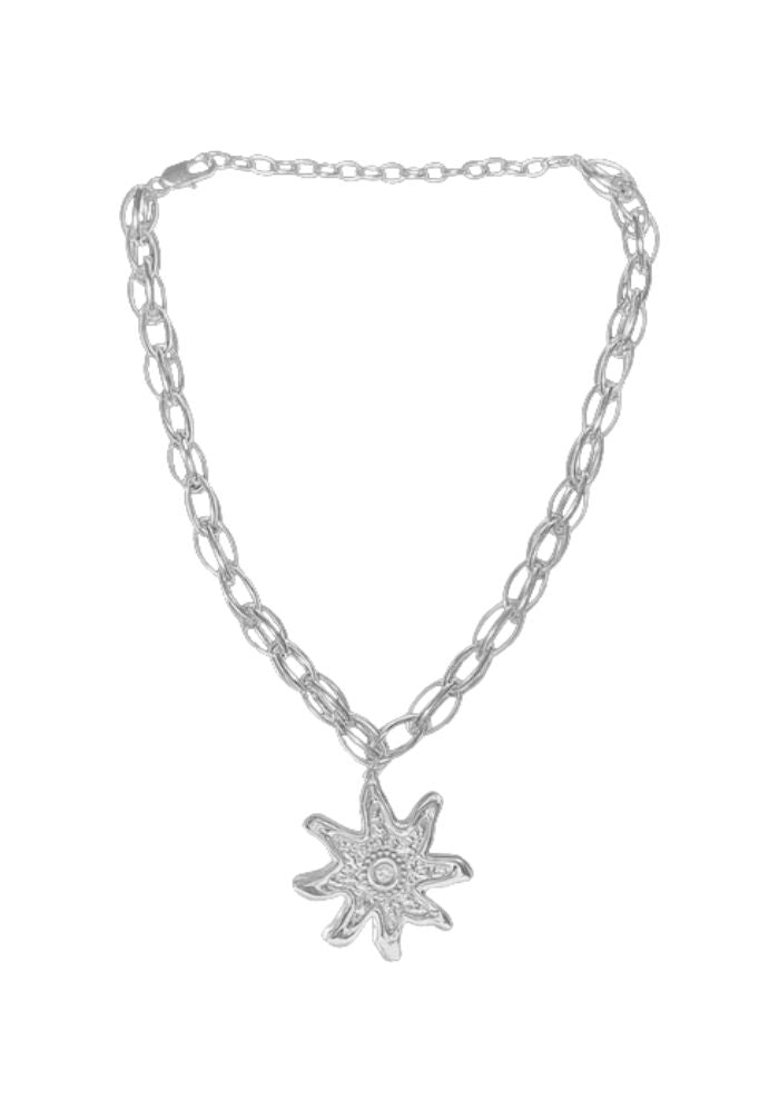 Mountain & Moon | ARIA Necklace - Silver