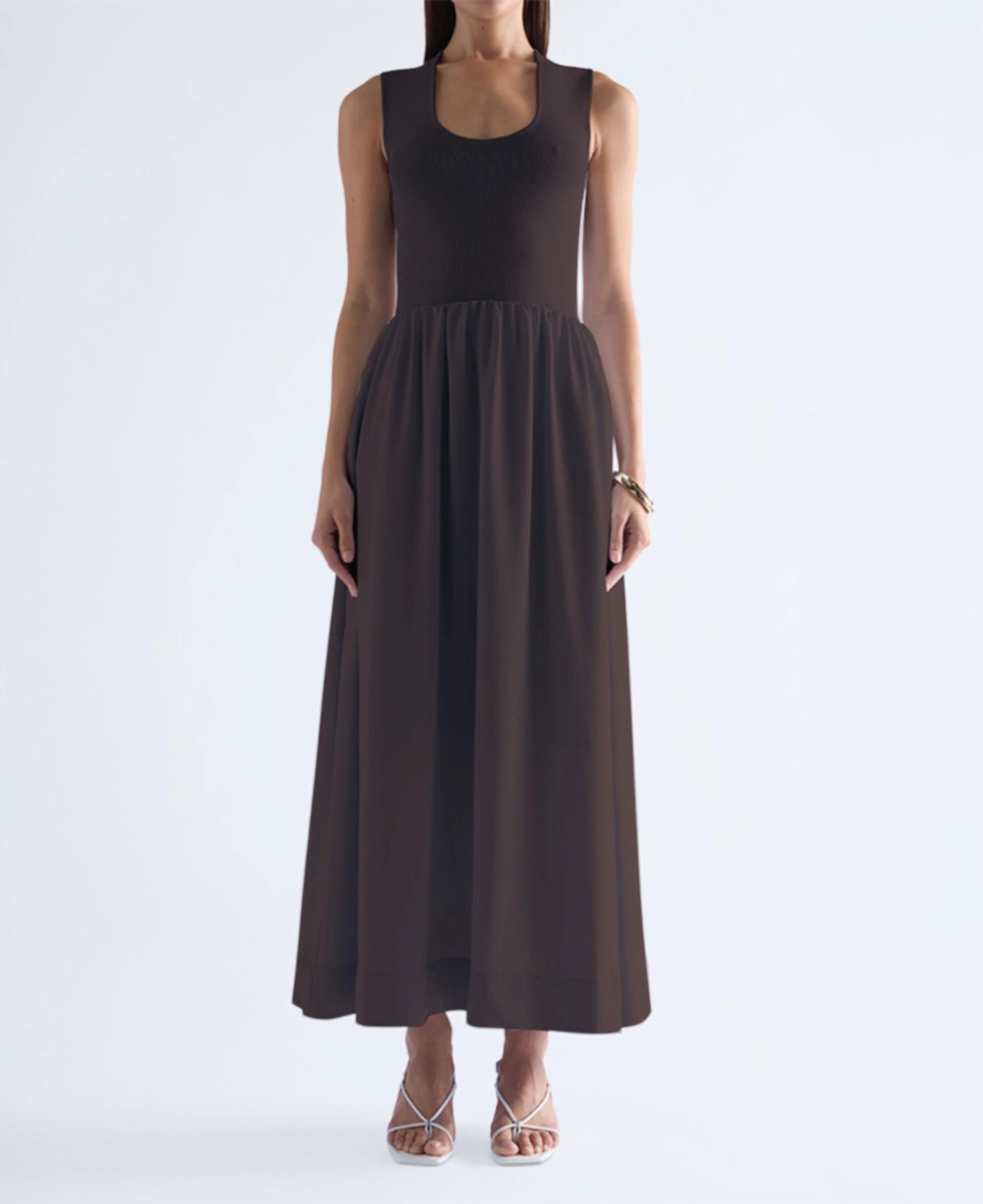 Elka Collective | Drew Maxi Dress - Chocolate