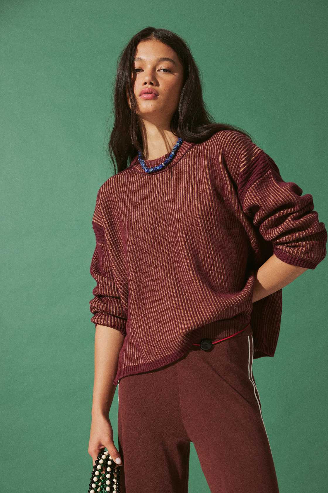 Arcaa Movement | Josie Sweater - Merlot & Pecan