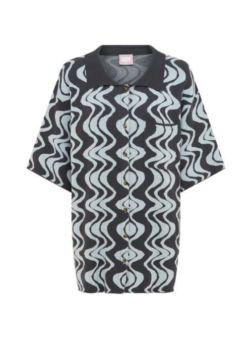 Ciao Ciao Vacation | Onde Knit Shirt