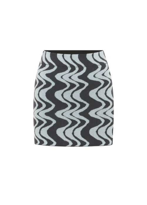 Ciao Ciao Vacation | Onde Knit Skirt