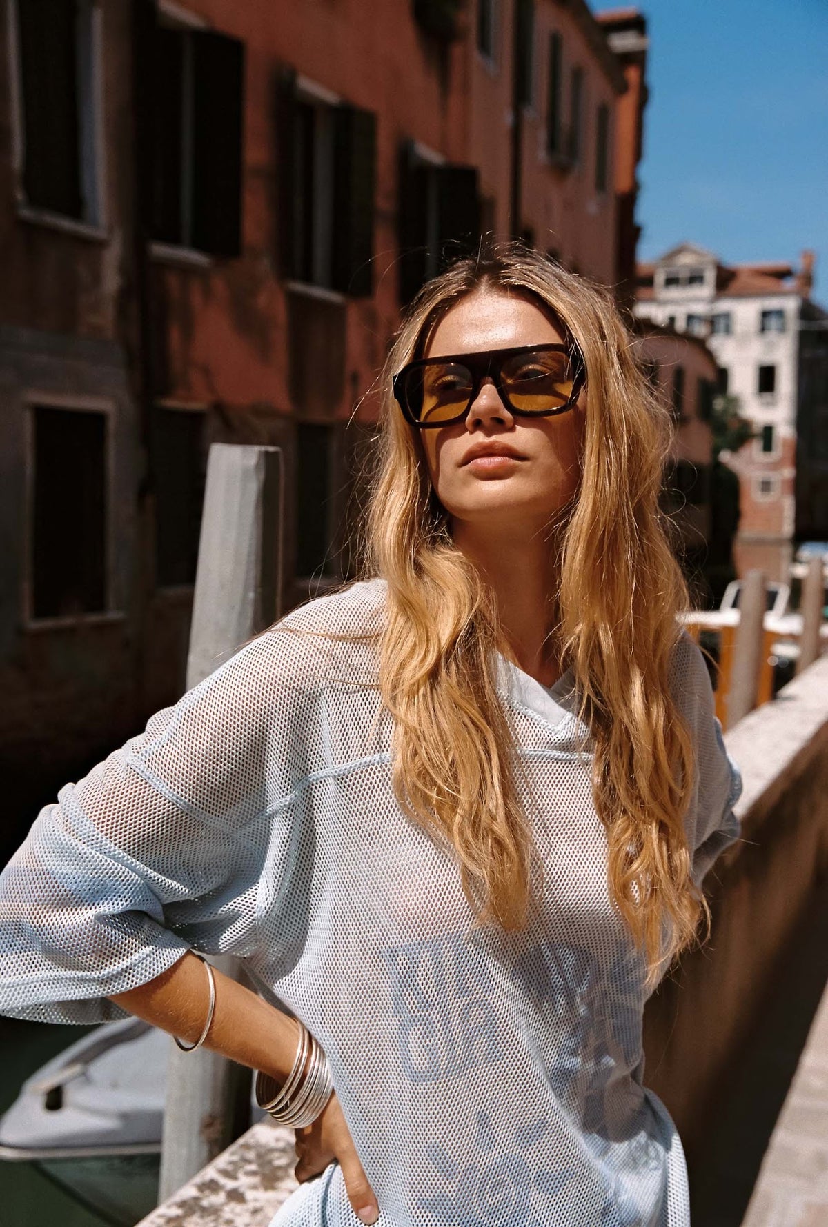 Kinga Csilla | Solana Lido Mesh Tee