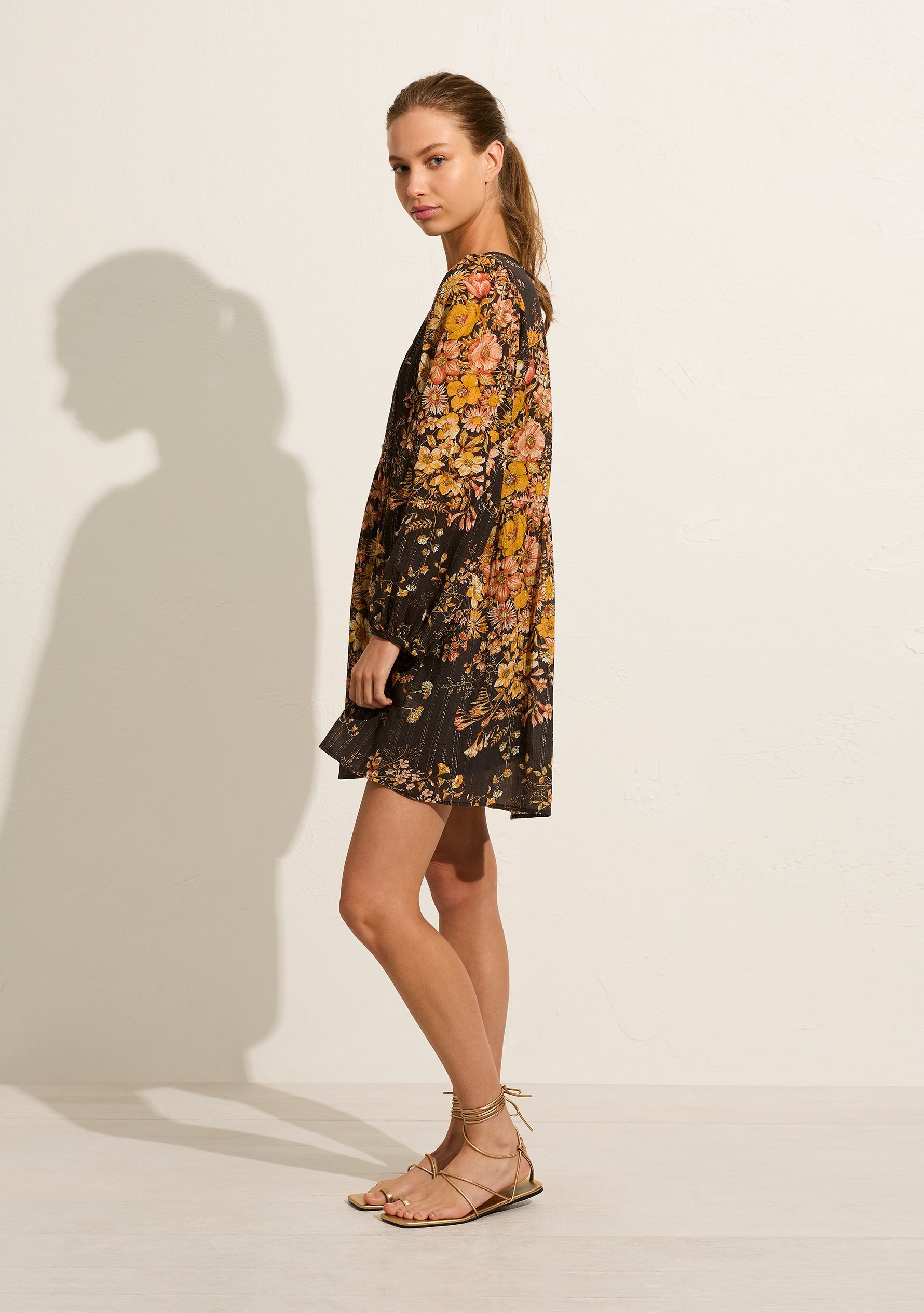Auguste | Agnes Mini Dress Charcoal