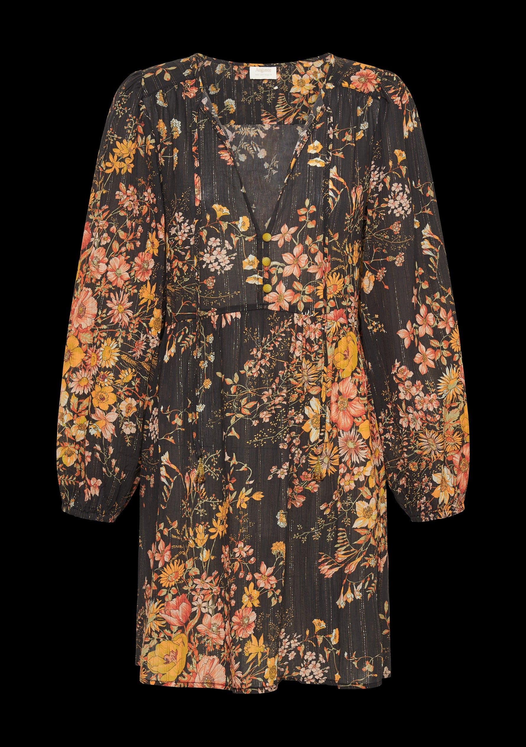 Auguste | Agnes Mini Dress Charcoal