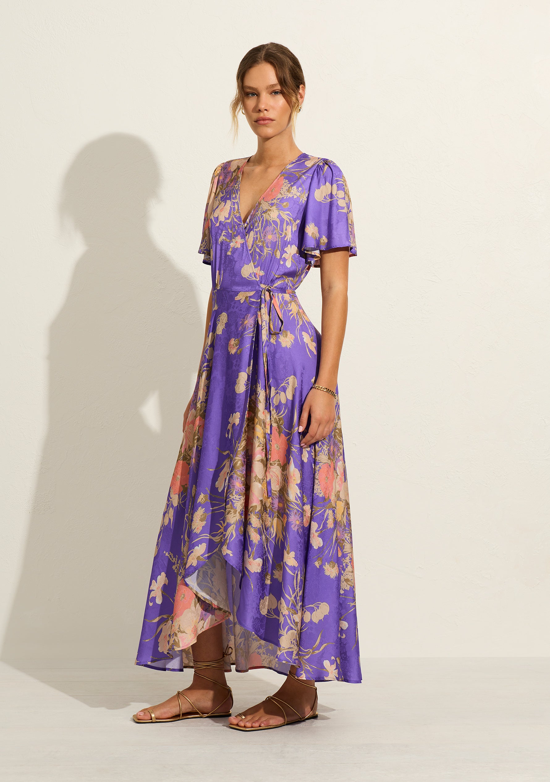 Auguste The Label | Kirby Wrap Maxi Dress - Lavender
