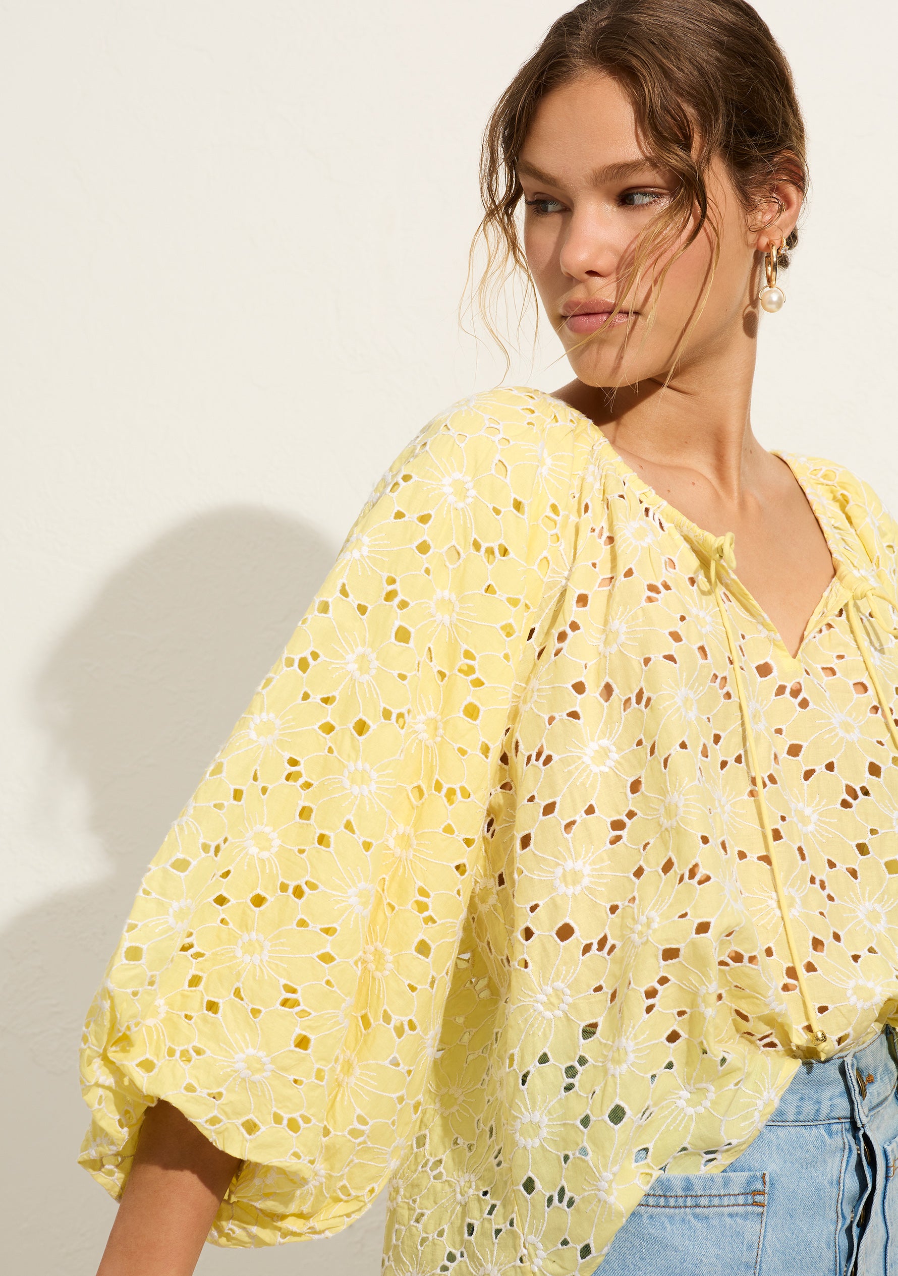 Auguste The Label | Core Embroidered Blouse