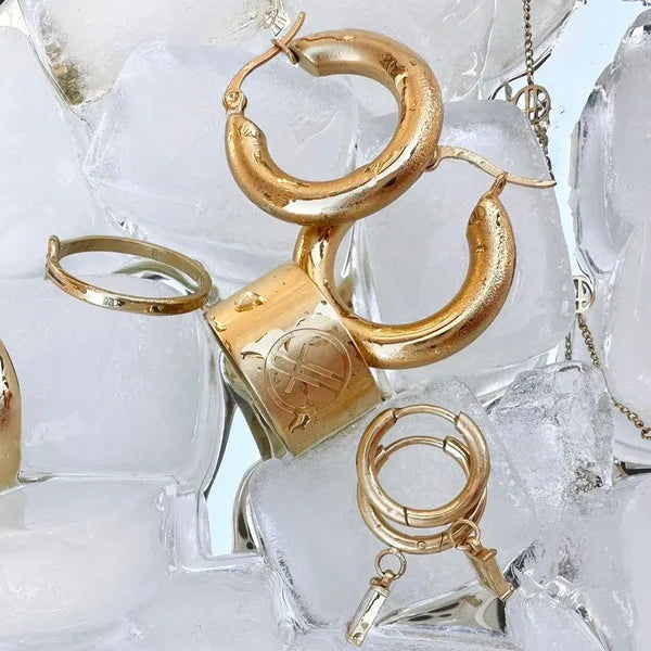 Hustle Hoop Earrings - Large