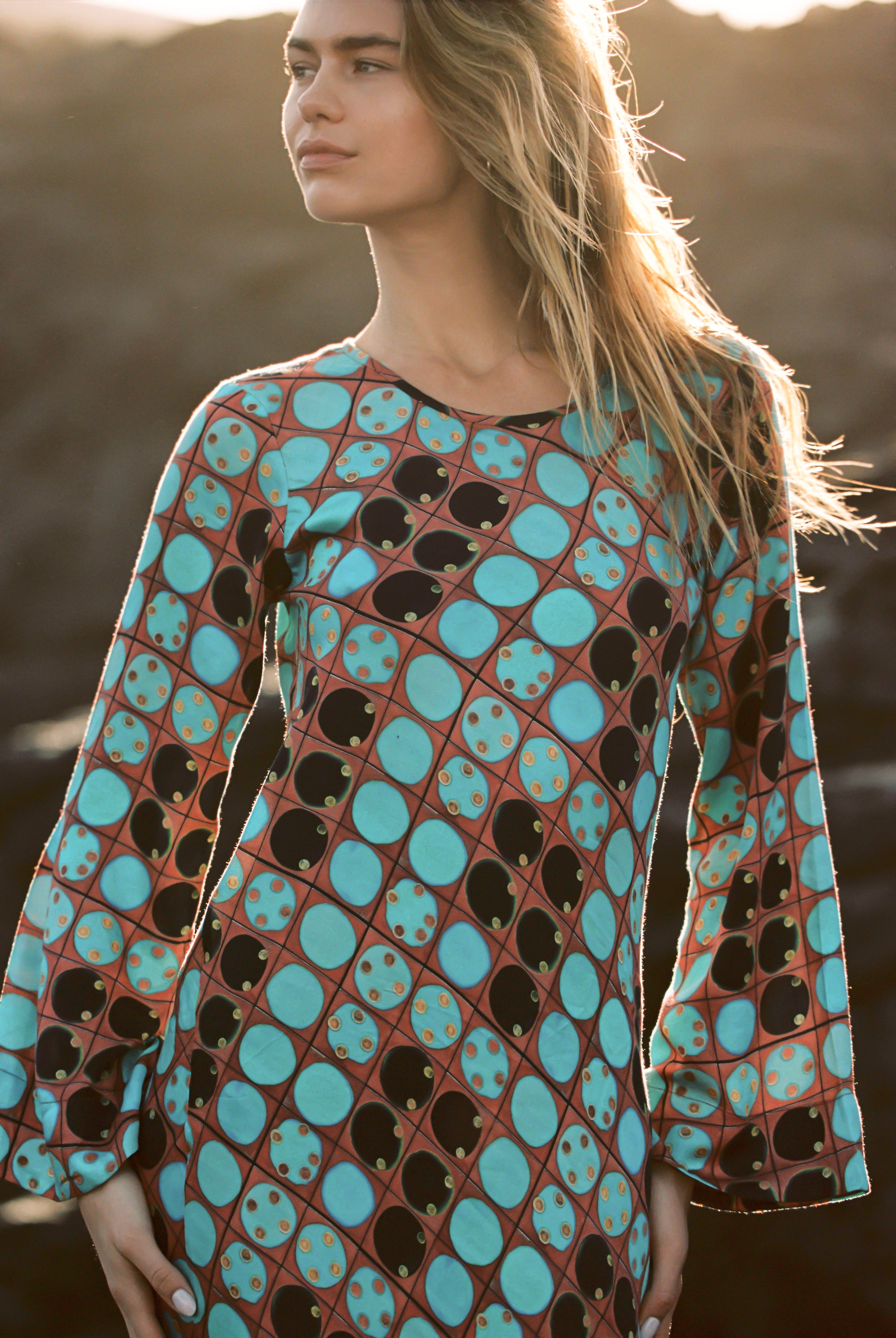 Kinga Csilla | Archaic Olive Maxi Dress