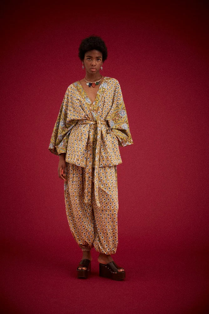 Kinga Csilla | Zoya Block Print Salwar Pant
