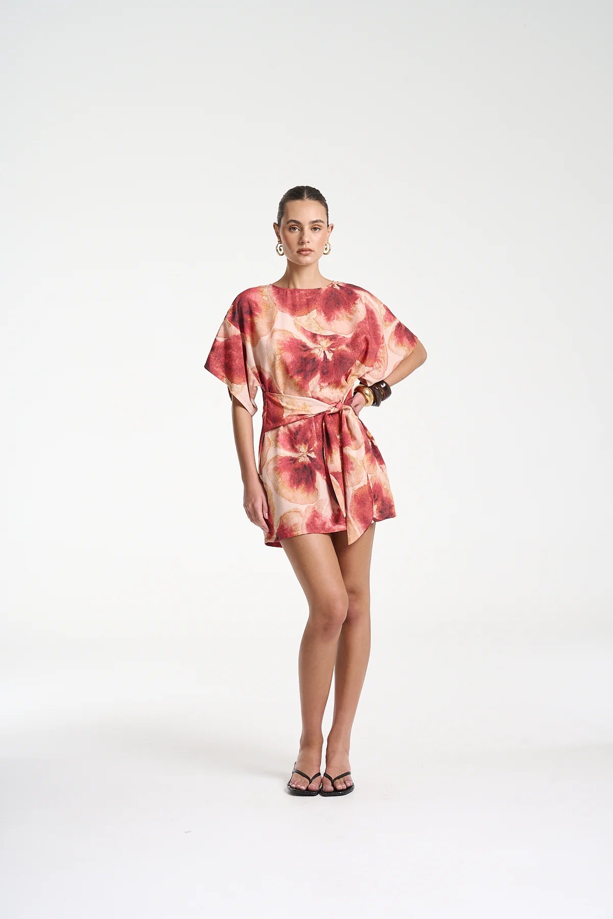 Summi Summi | Tie Front Dress - Aloha