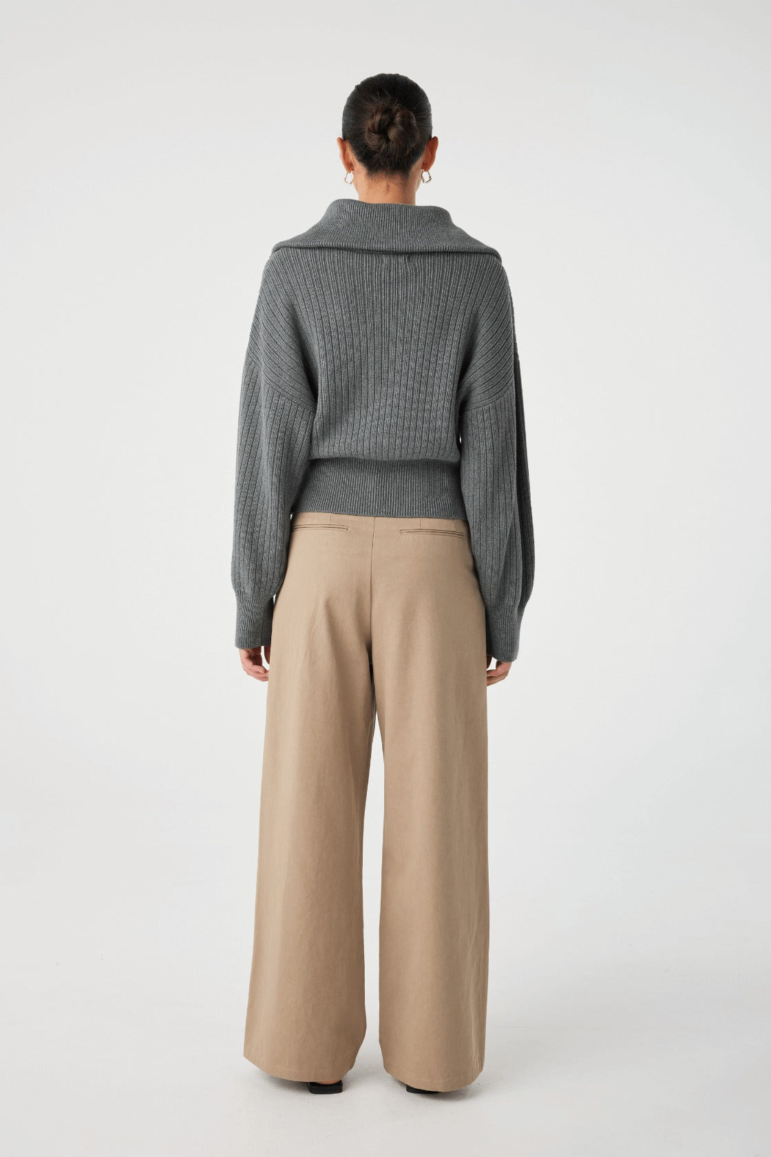 Arcaa Movement | Quincy Zip Sweater - Graphite