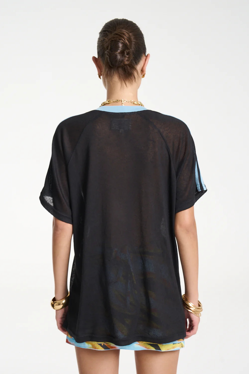 Summi Summi | V Neck Jersey - Black/Blue