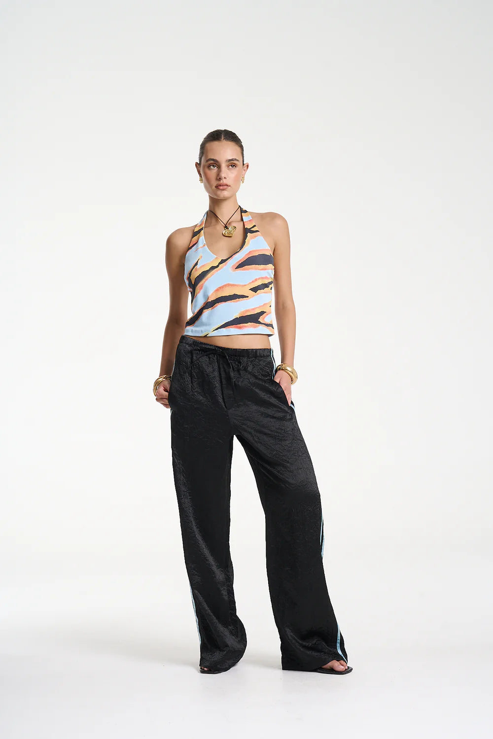 Summi Summi | Boxer Pant - Black/Blue