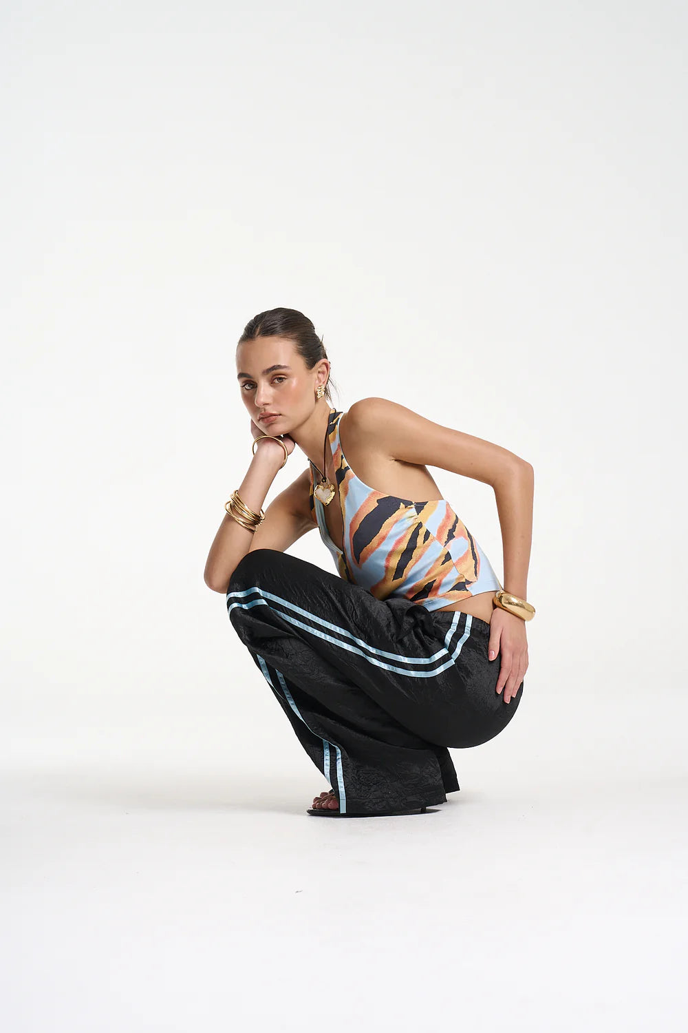 Summi Summi | Boxer Pant - Black/Blue