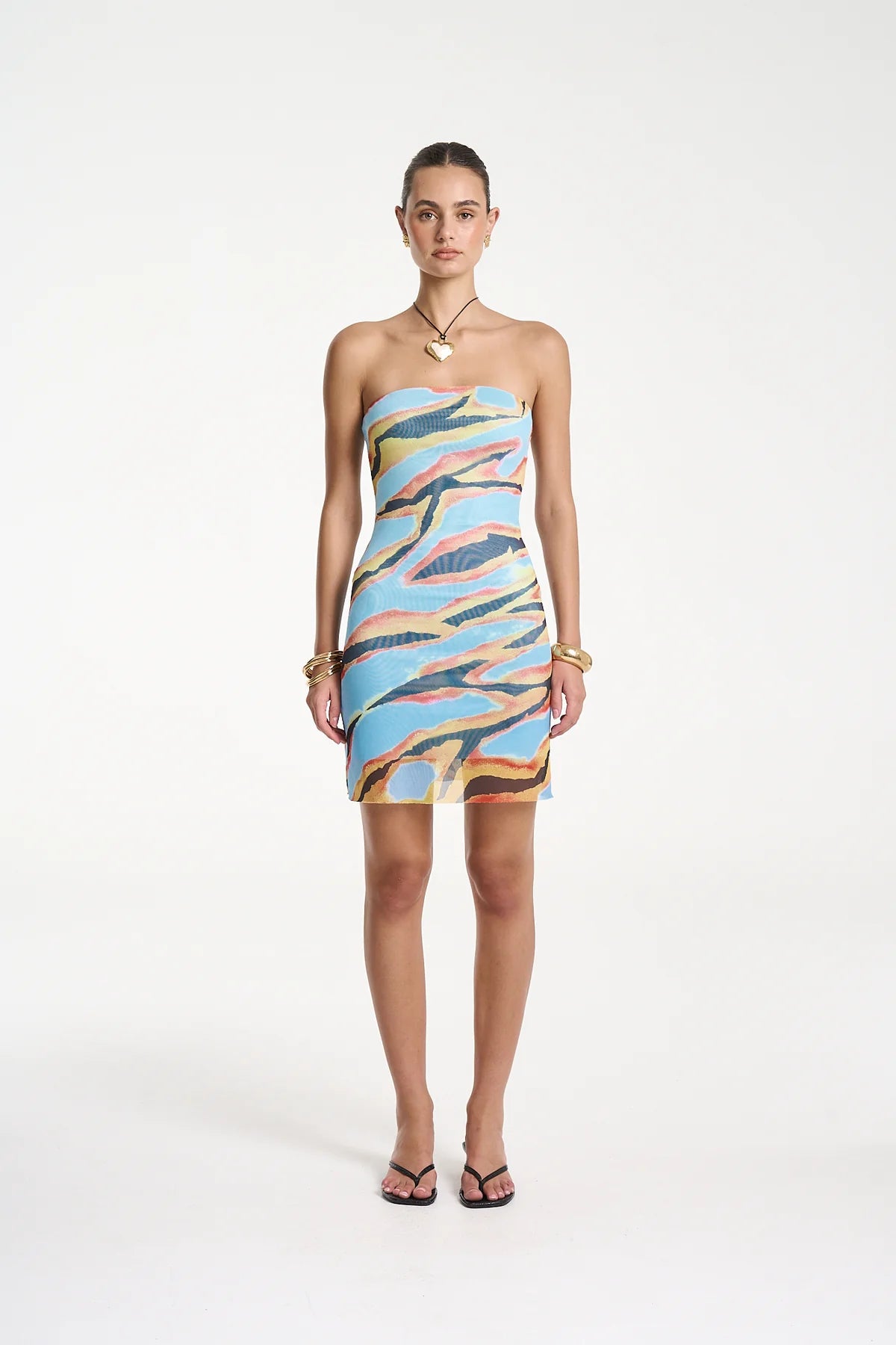 Summi Summi | Strapless Mesh Mini - Zanzibar