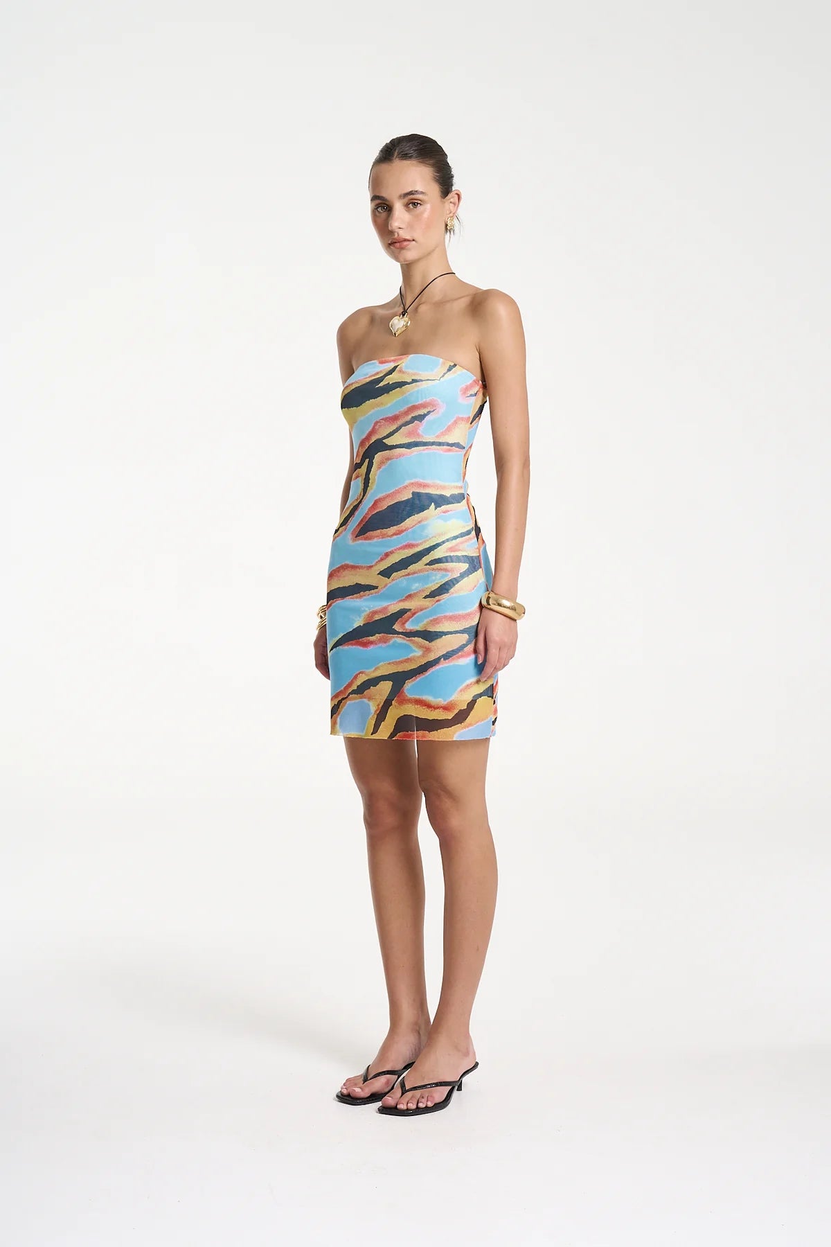 Summi Summi | Strapless Mesh Mini - Zanzibar