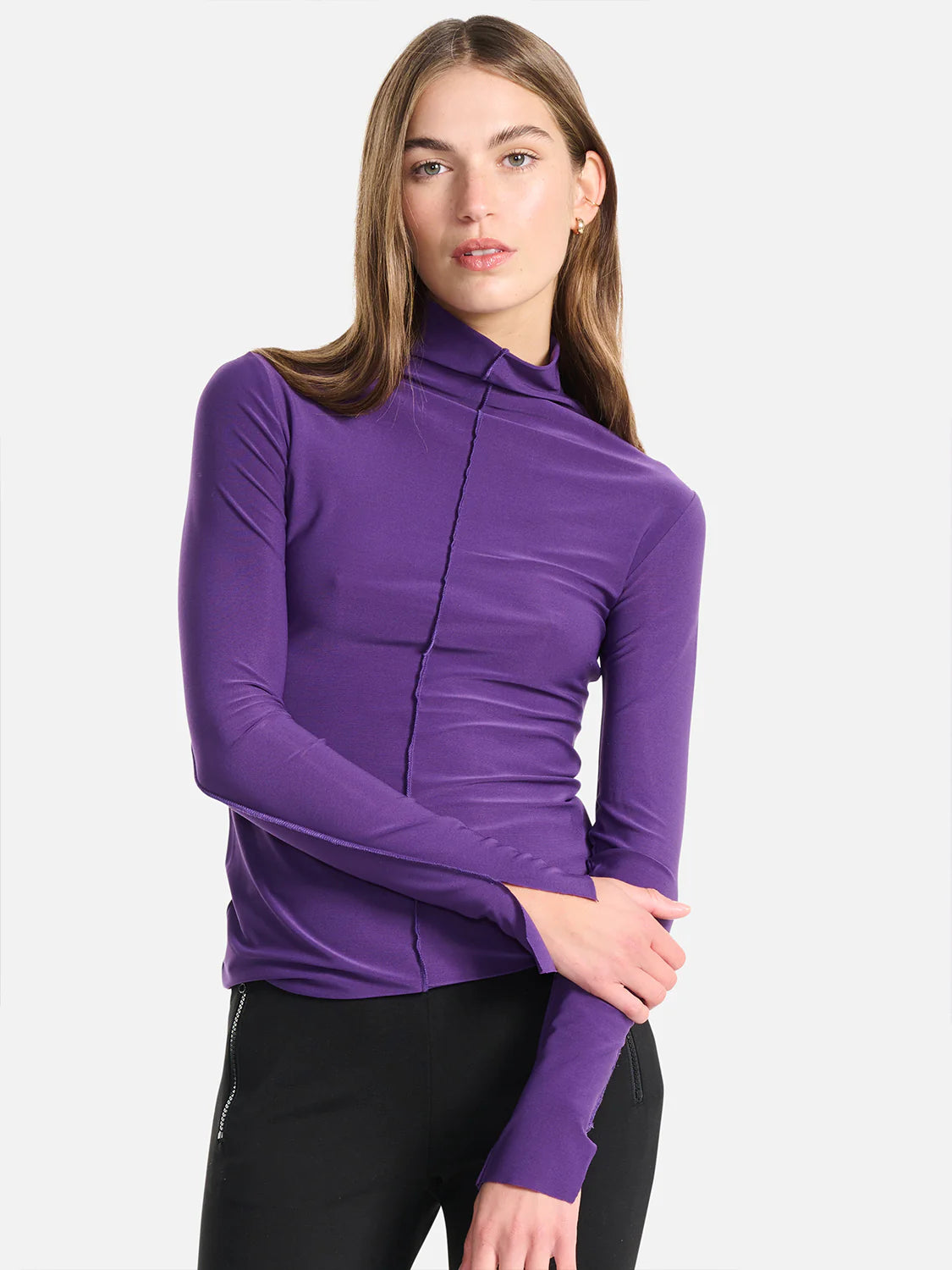 Ena Pelly | Freya Long Sleeve Top - Meadow Violet