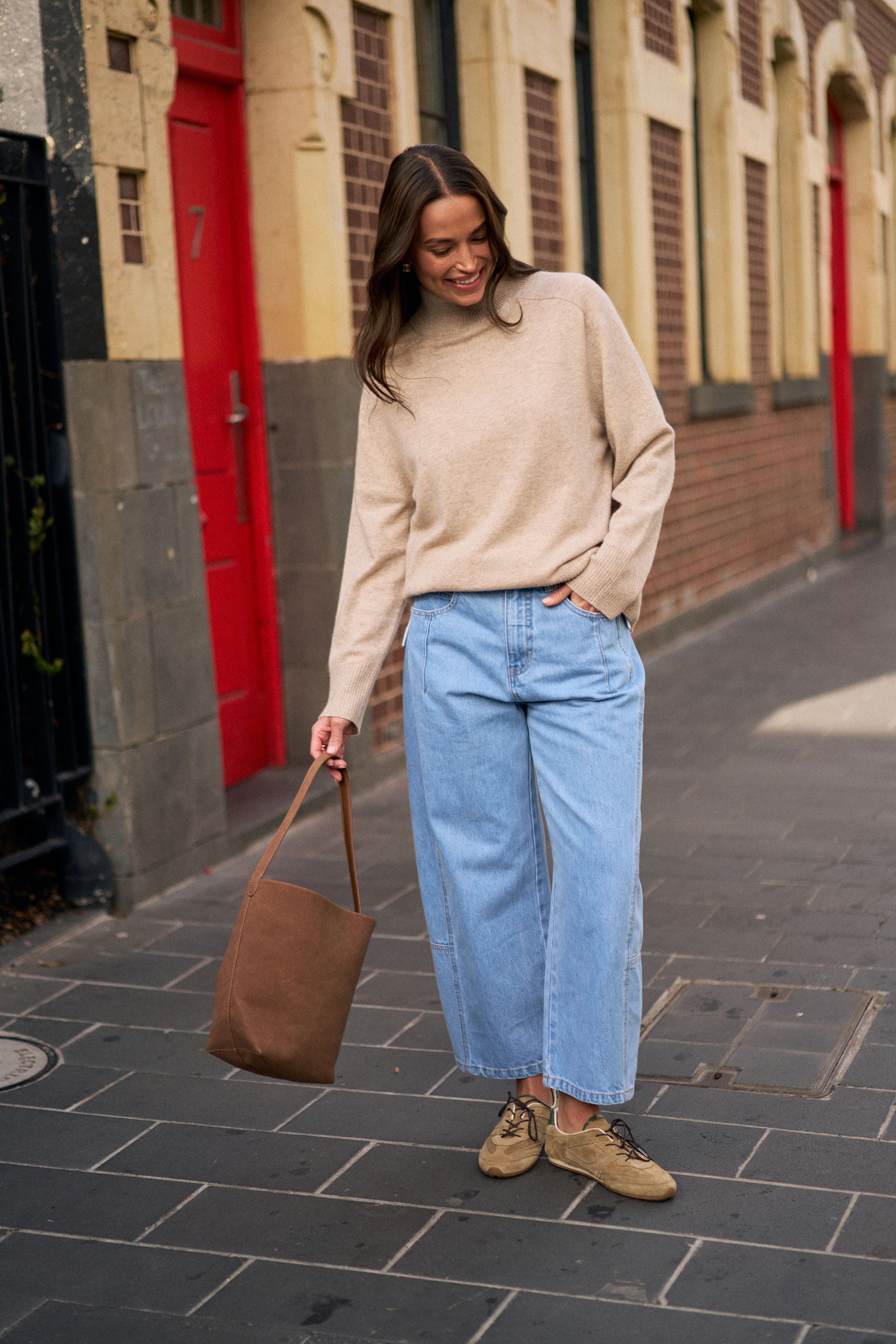 Ceres Life | Demi Barrel Jean - Vintage Blue