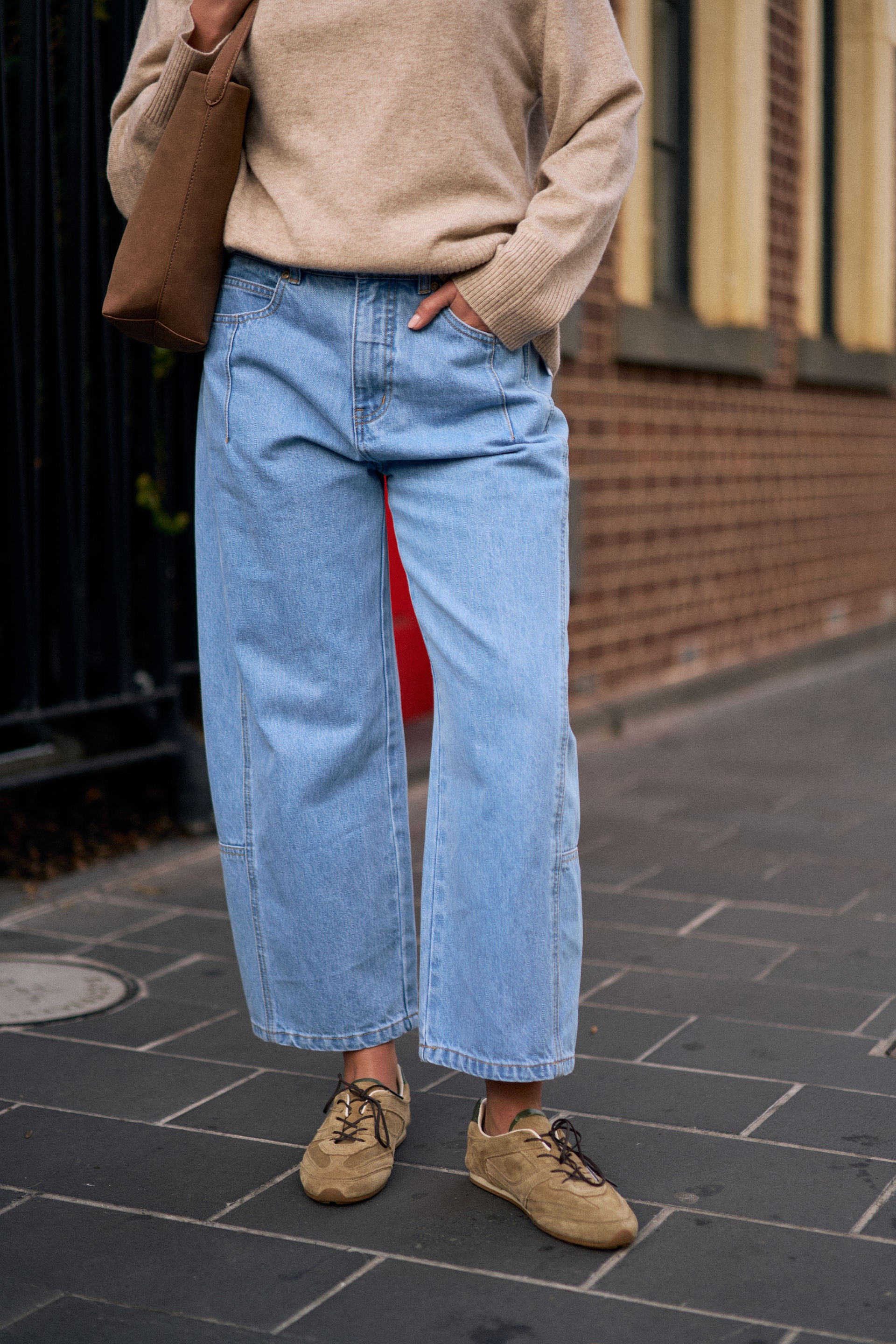 Ceres Life | Demi Barrel Jean - Vintage Blue