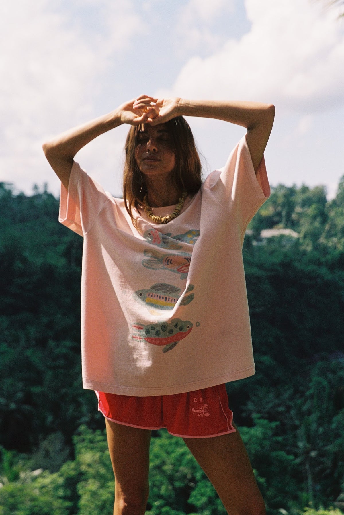 Ciao Ciao Vacation | Aquatic Core Tee - Pink