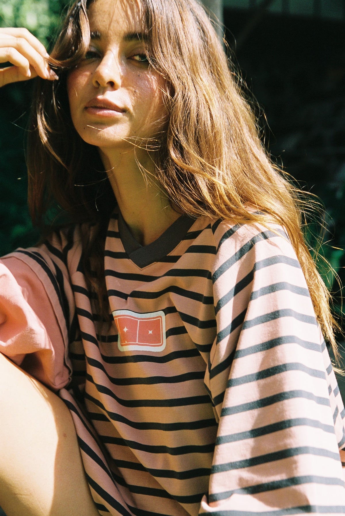 Ciao Ciao Vacation | Double Trouble LS Tee - Pink