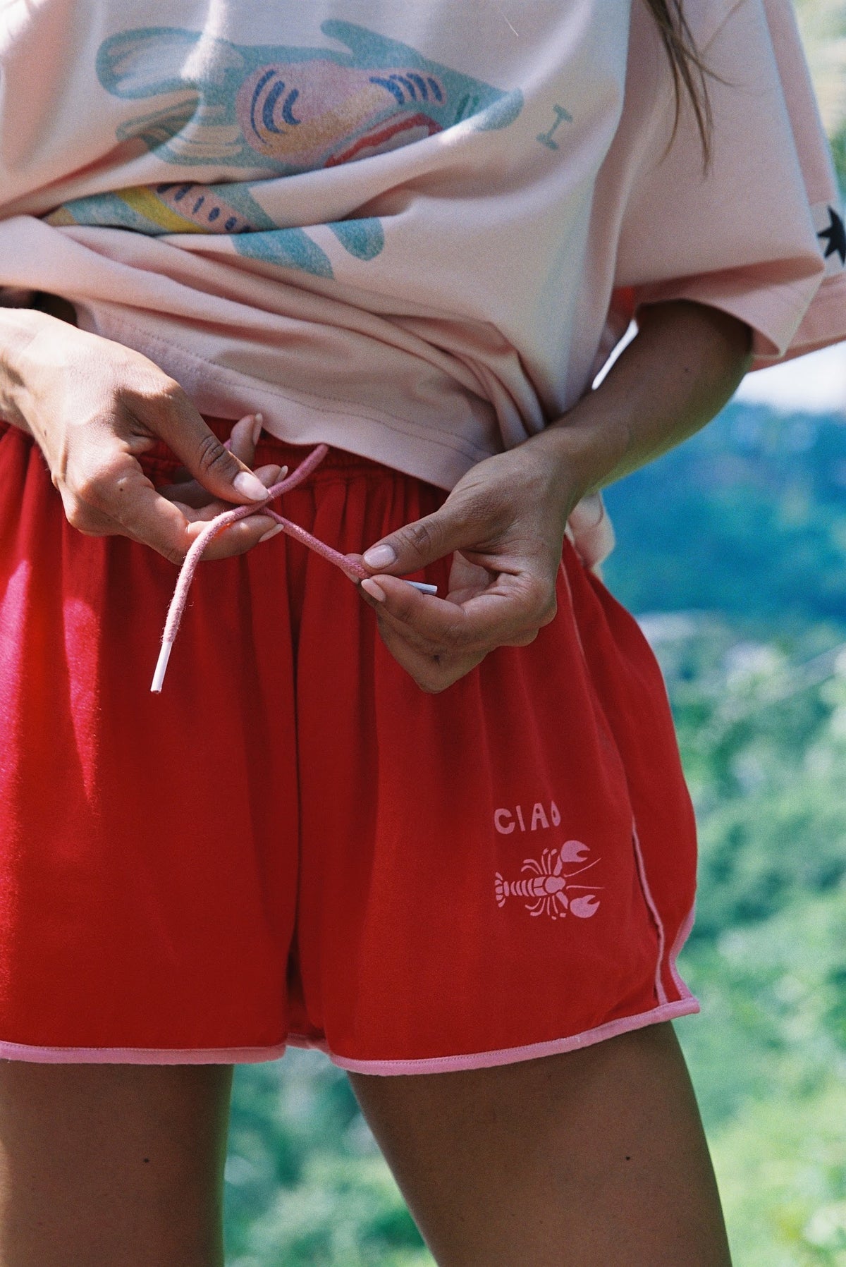 Ciao Ciao Vacation | Lobster Ring Side Short