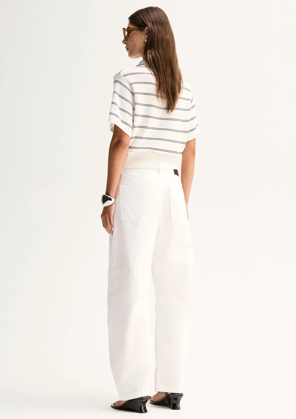 Elka Collective | Harley Knit Tee - White