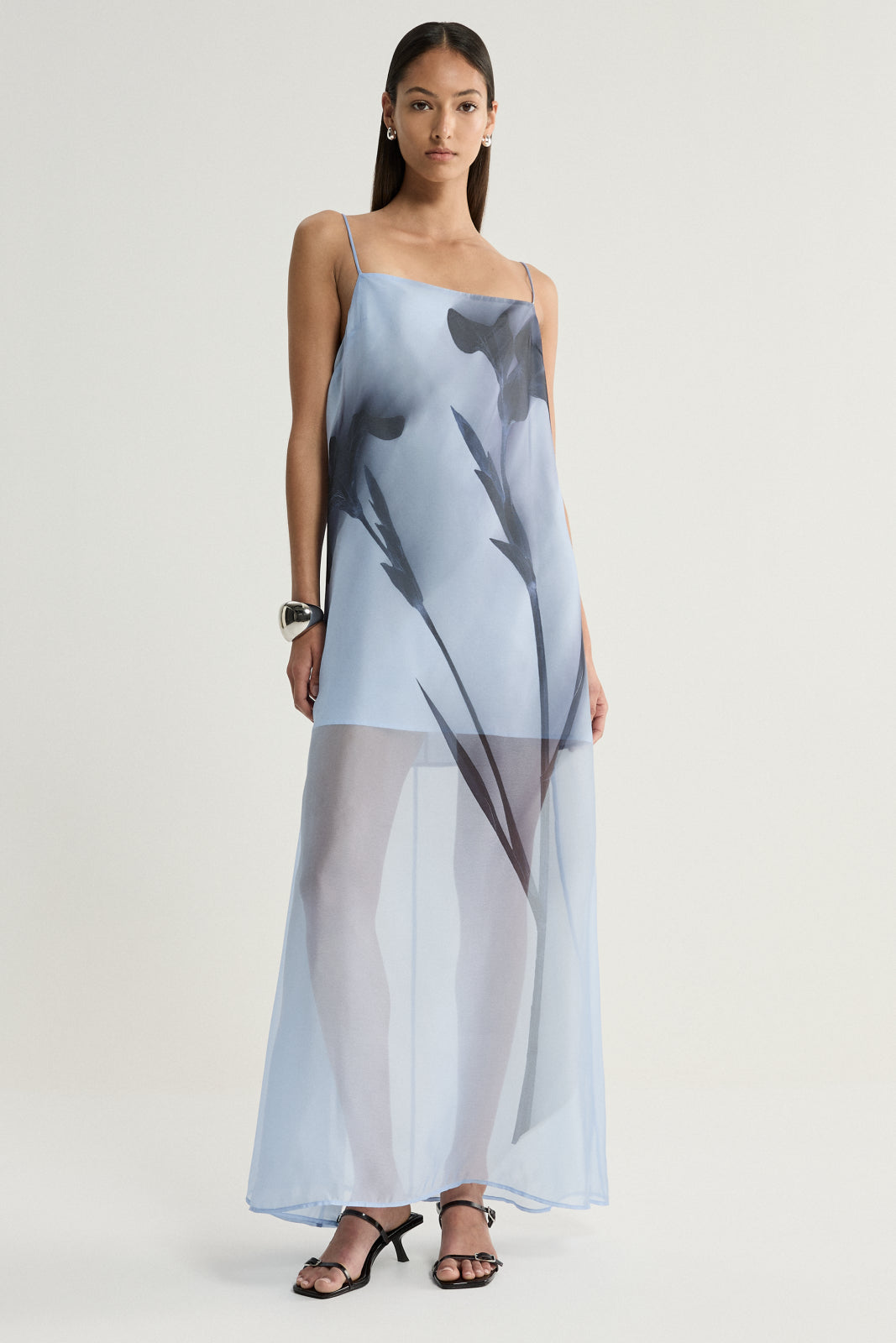 Elka Collective | Jade Dress - Blue Floral Print