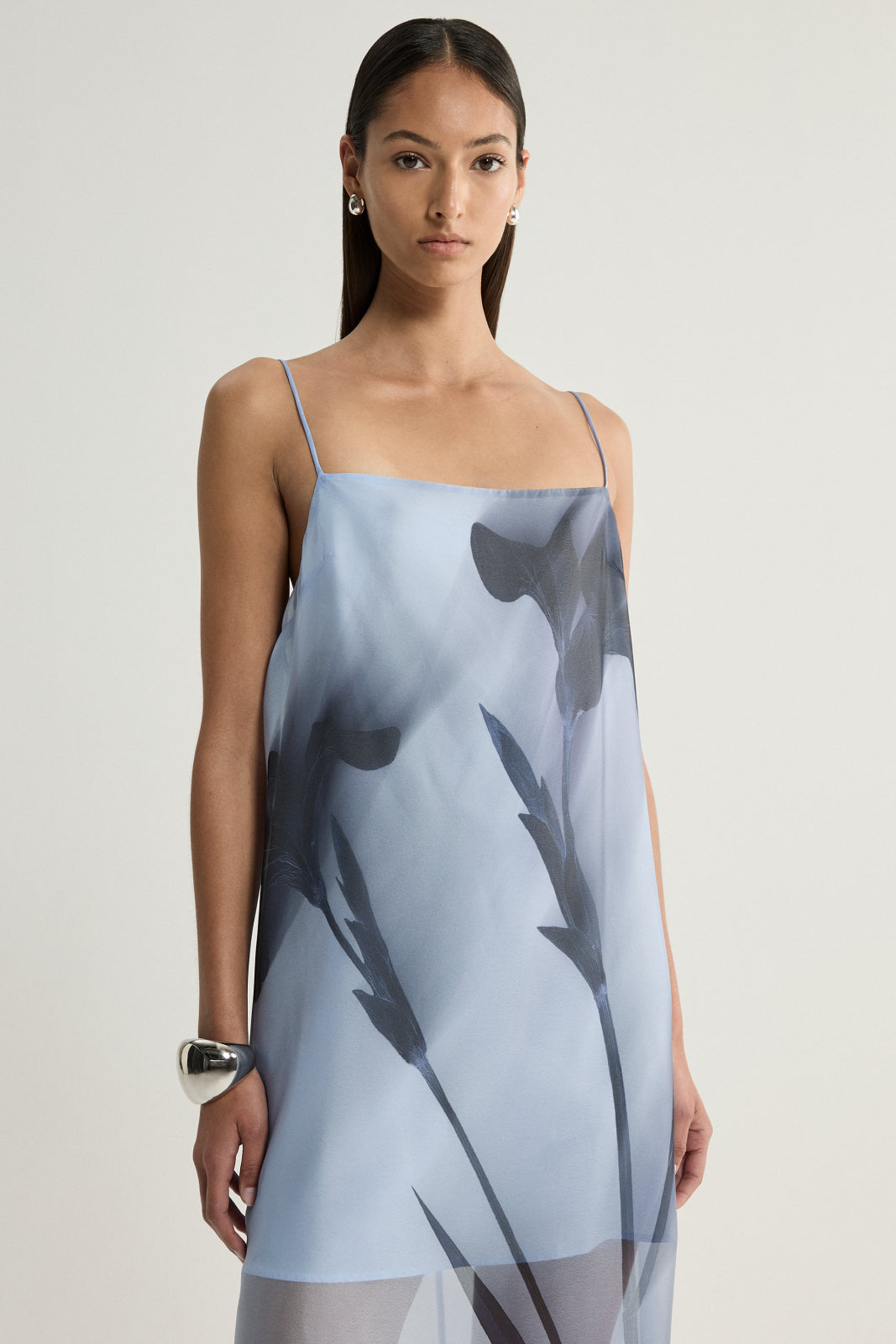 Elka Collective | Jade Dress - Blue Floral Print