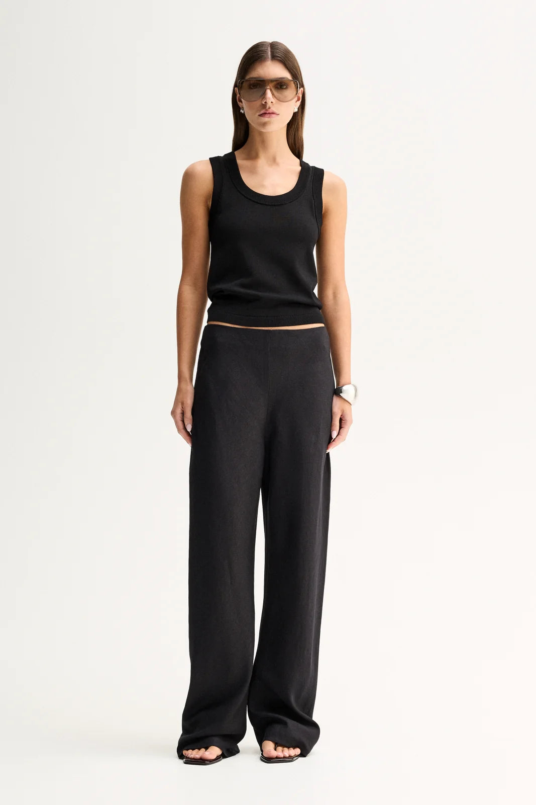 Elka Collective | Silas Knit Top - Black