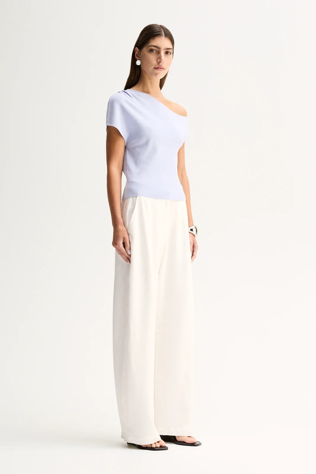 Elka Collective | Talia Knit Top - Pale Blue