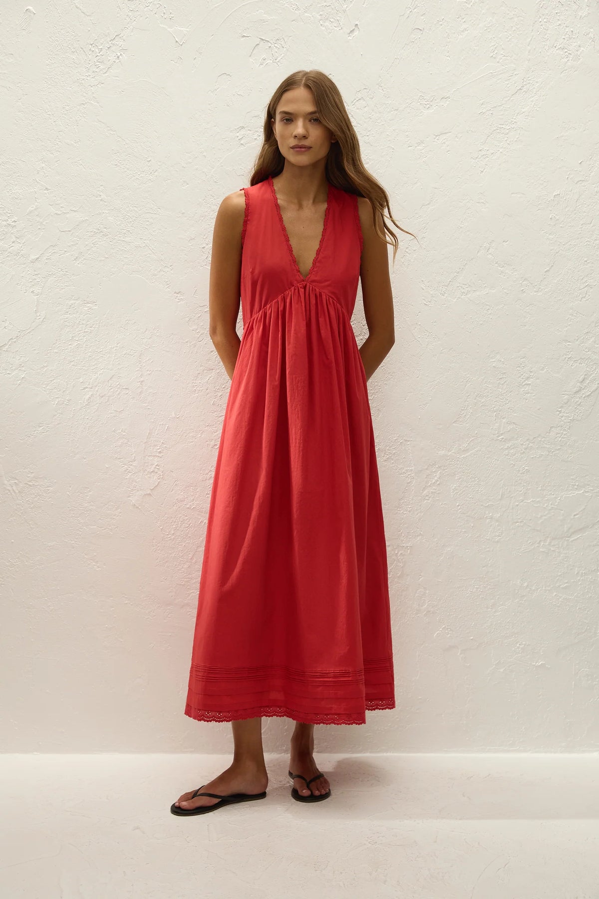 Faithfull The Brand | Jovita Midi Dress - Red