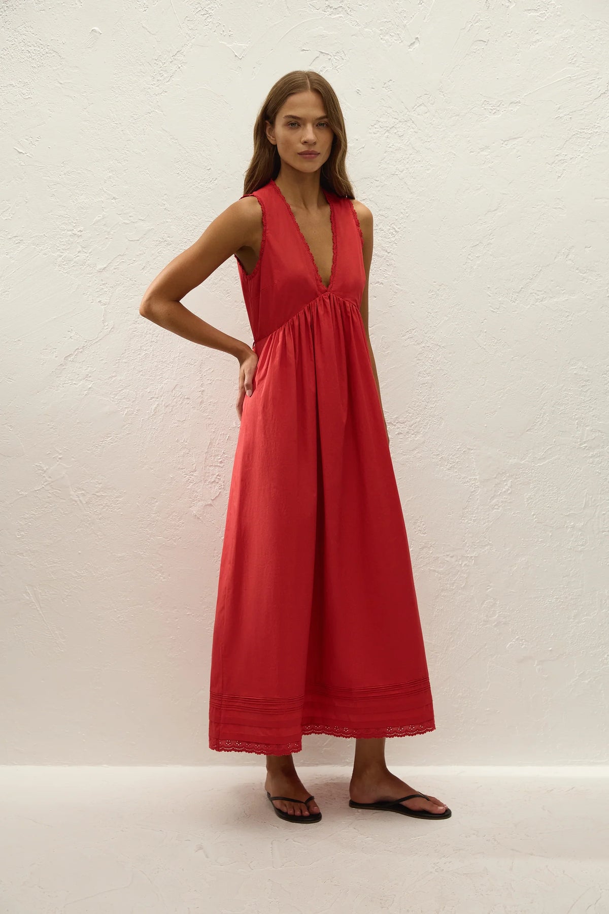 Faithfull The Brand | Jovita Midi Dress - Red